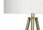 Ivory floor lamp — alternate angle