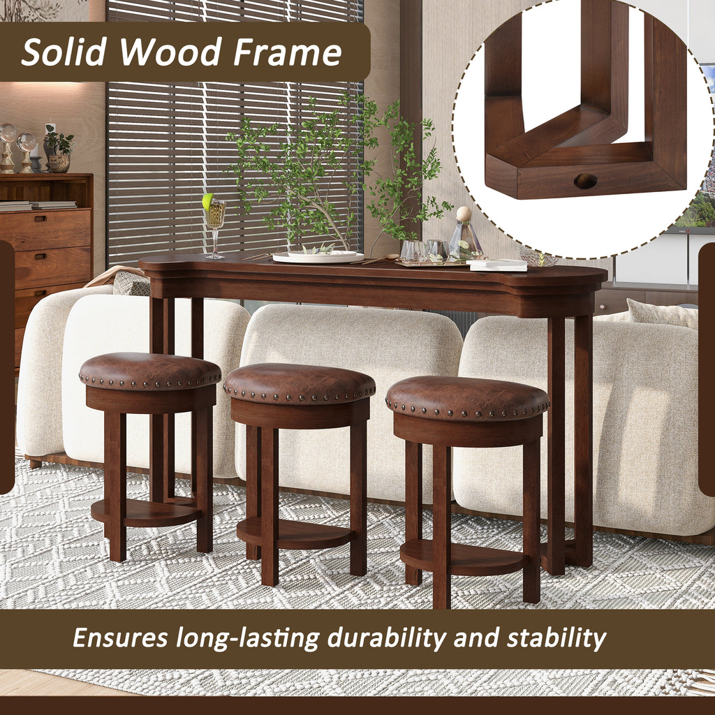Cherry dining set — alternate angle