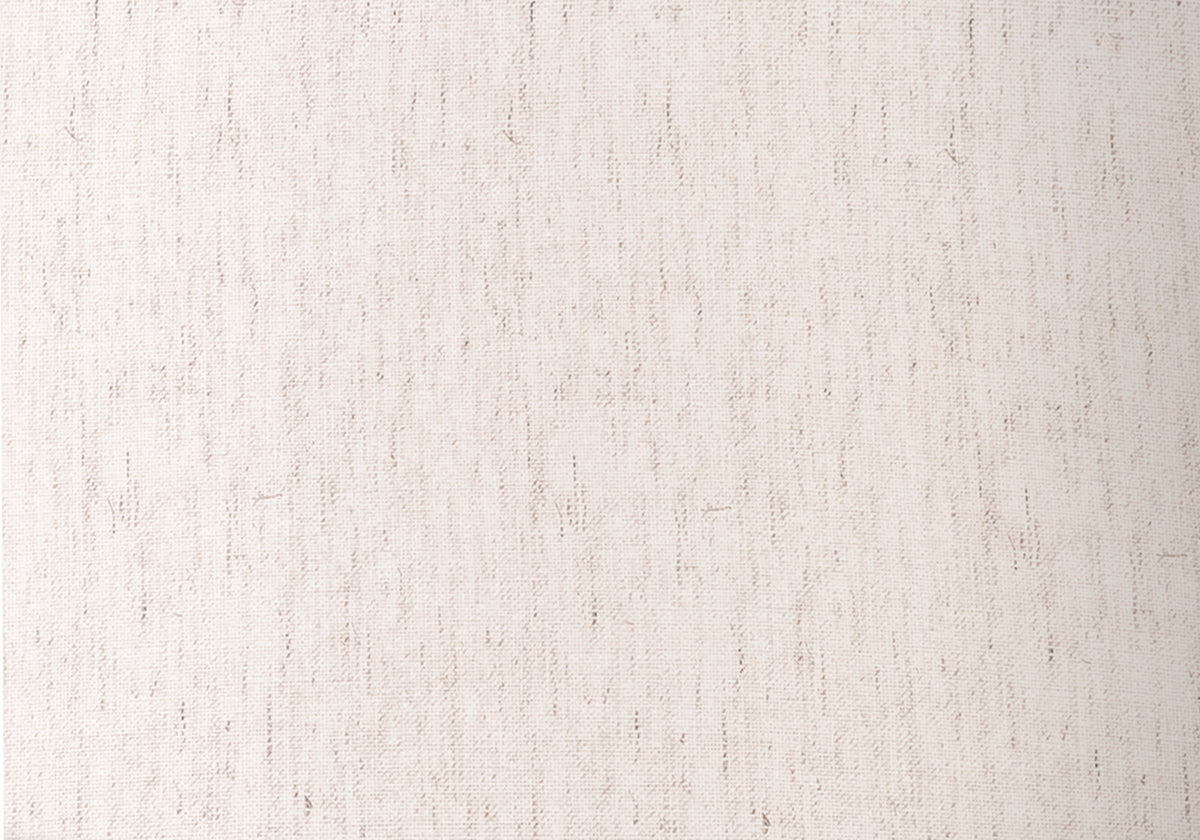 Ivory floor lamp — styled view