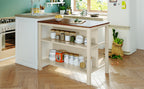 Walnut dining set — styled view