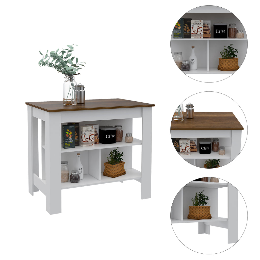 White kitchen island — product view