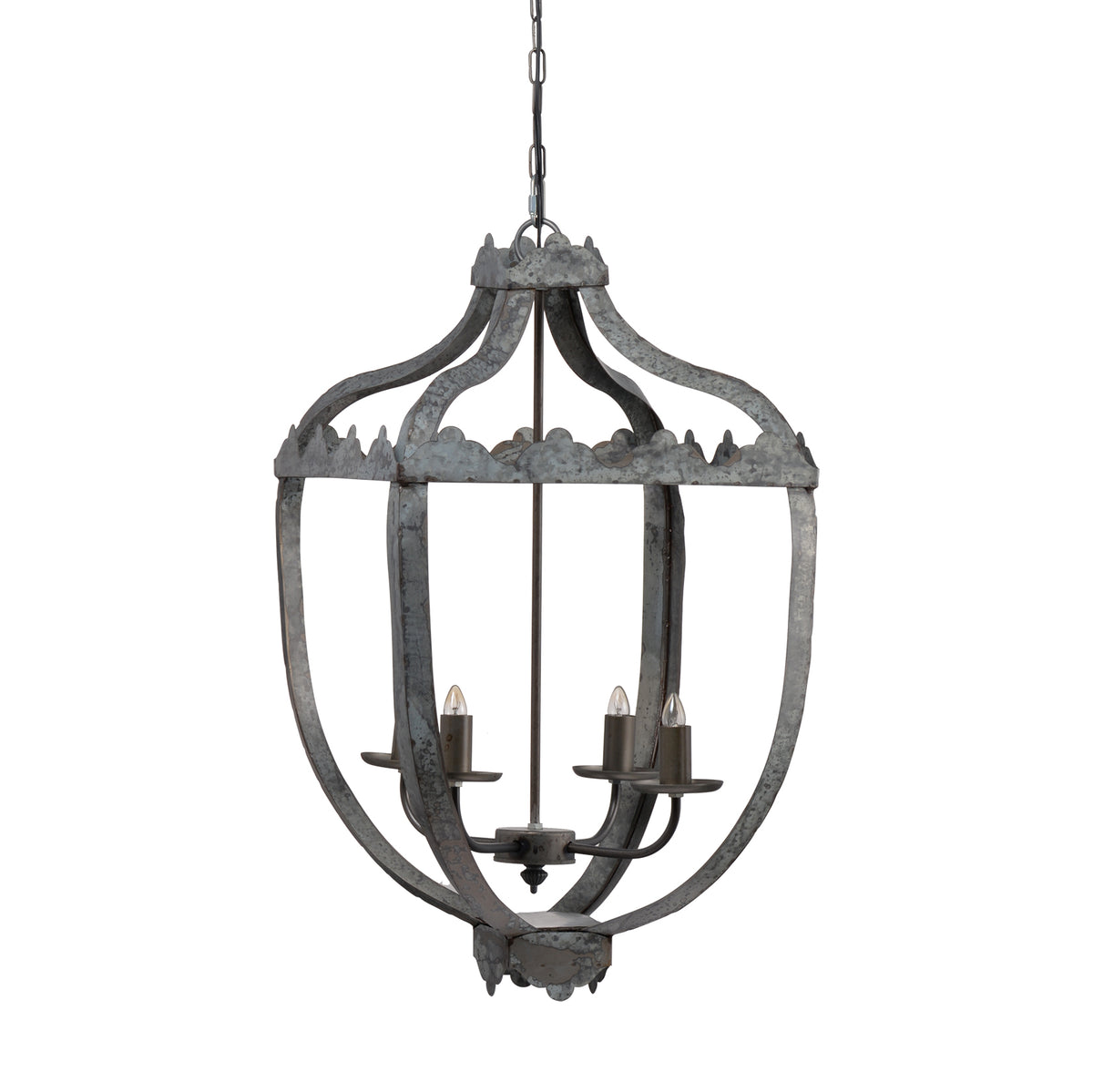 Gray chandelier — product view