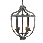 Gray chandelier — side view
