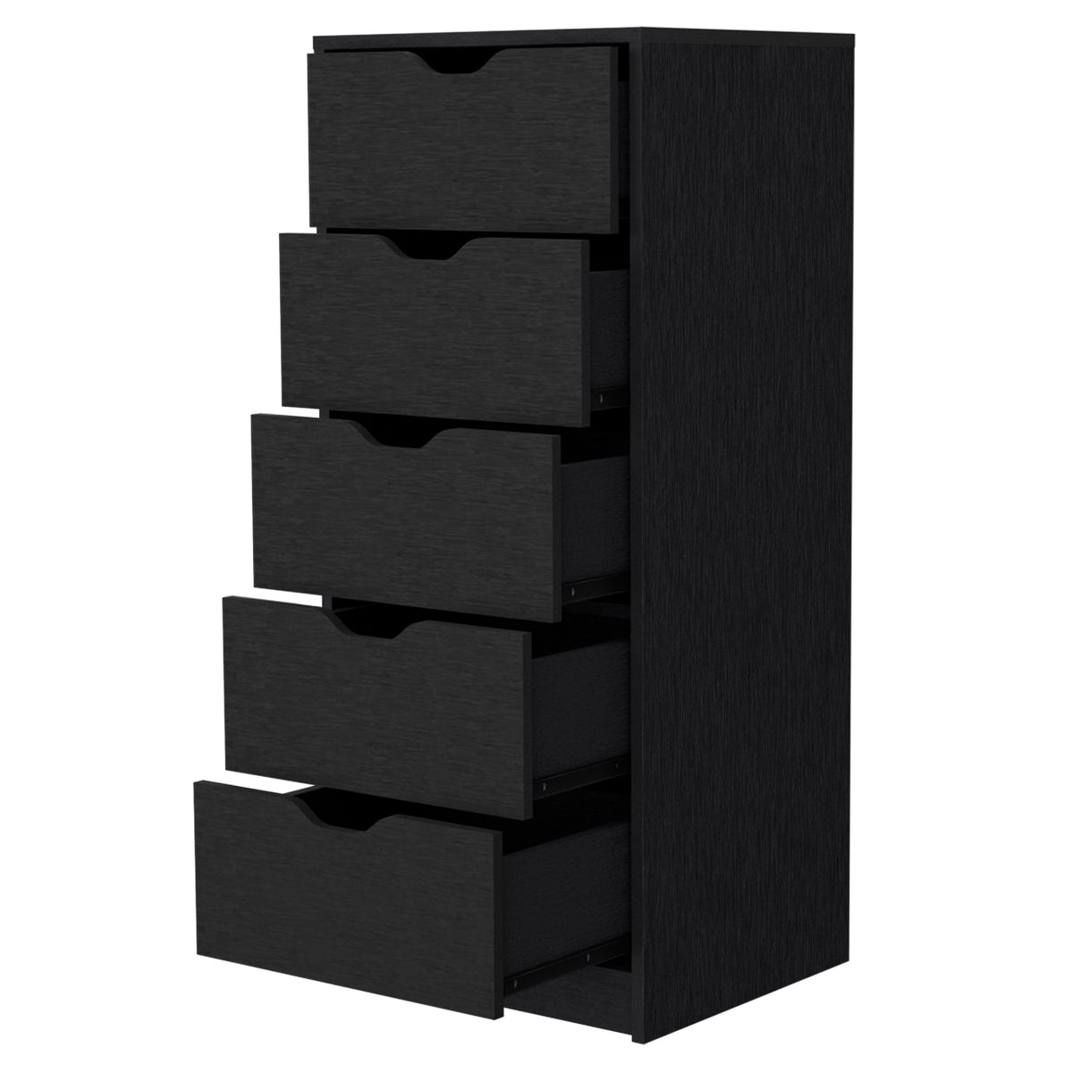 5-drawer dresser in a styled bedroom