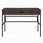 Oak writing desk — styled view
