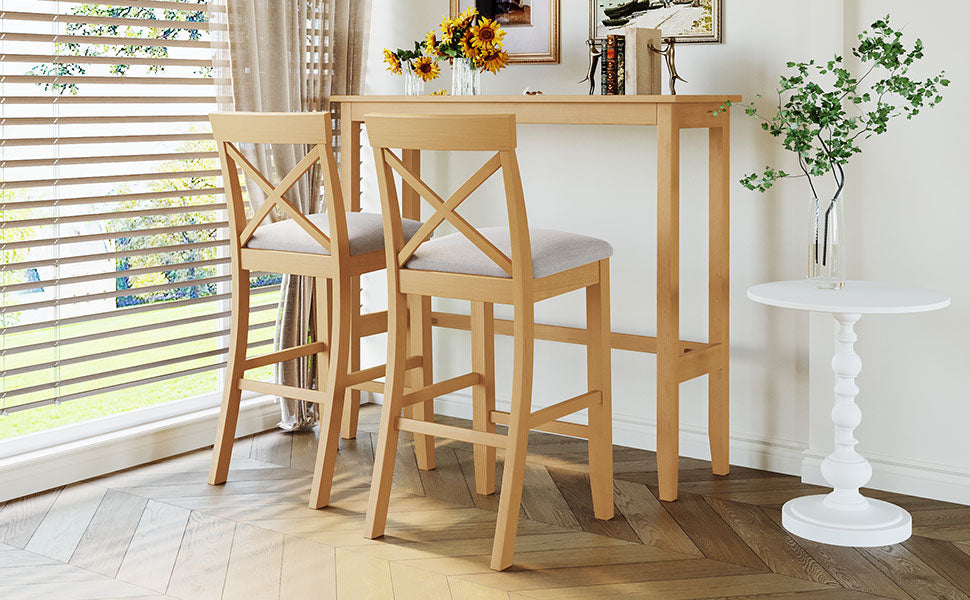 Natural dining set — product view