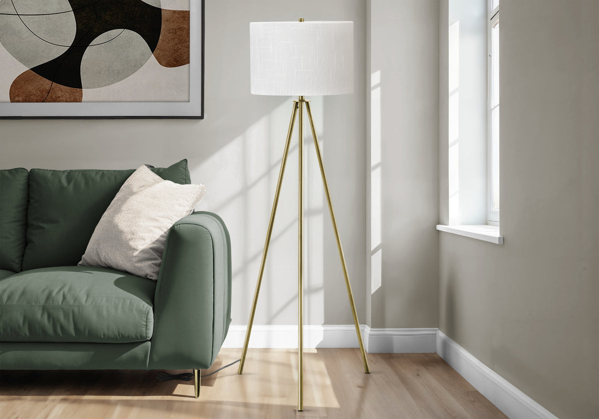 Ivory floor lamp — product view