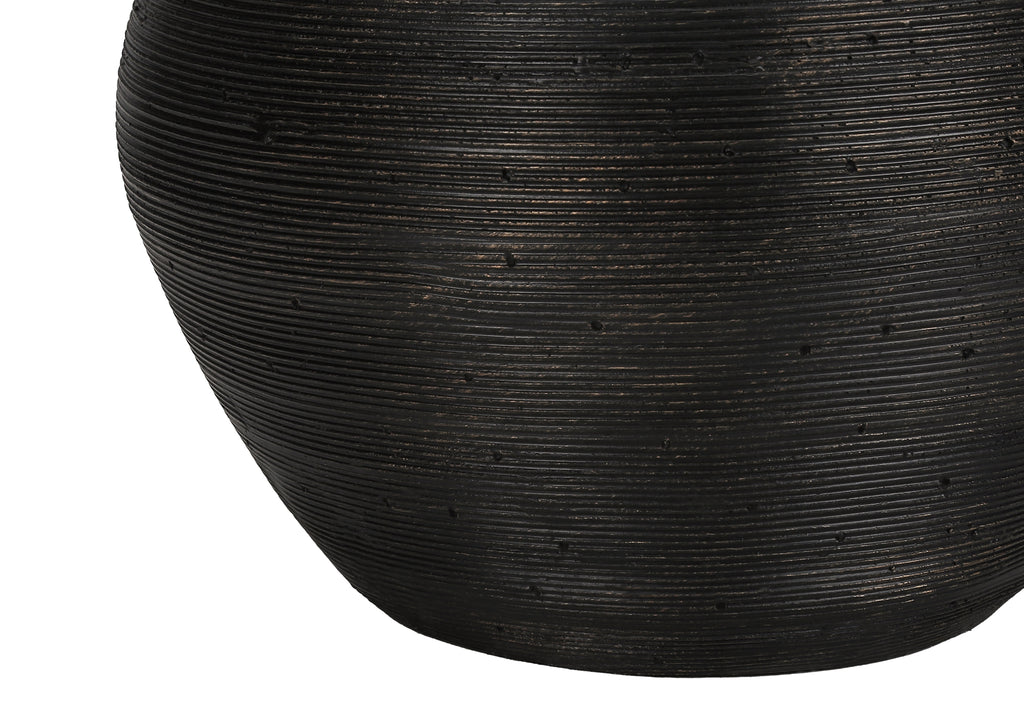 Black table lamp — alternate angle