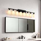 Matte Black wall light — side view