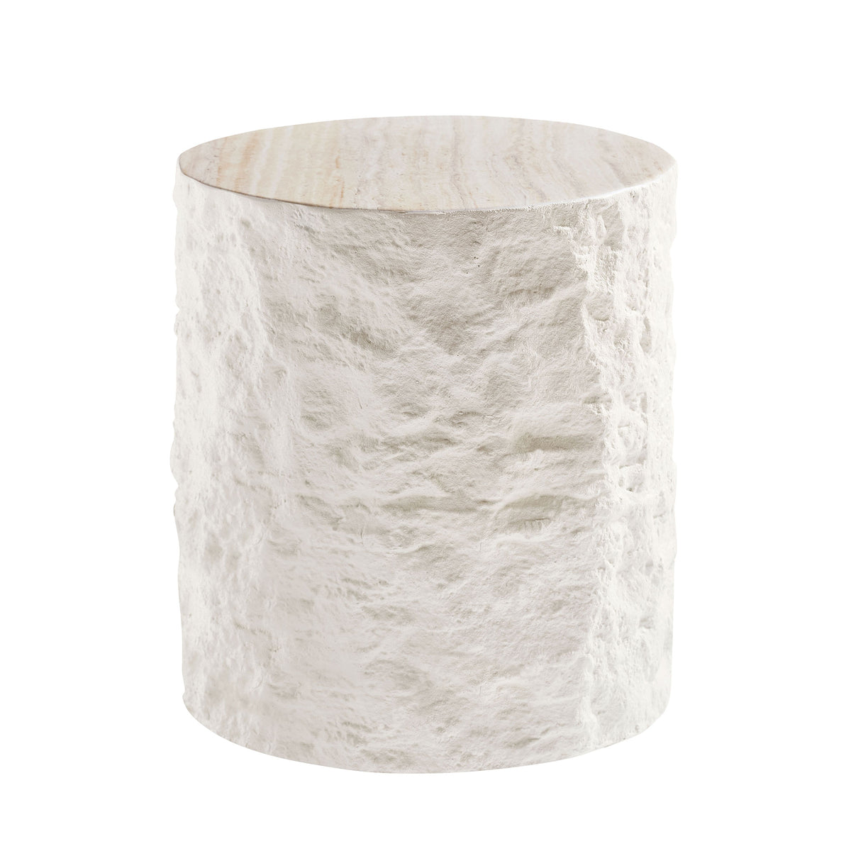 Beige coffee table — front view