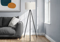 Black floor lamp — product view