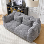 Olive Green accent chair — detail view