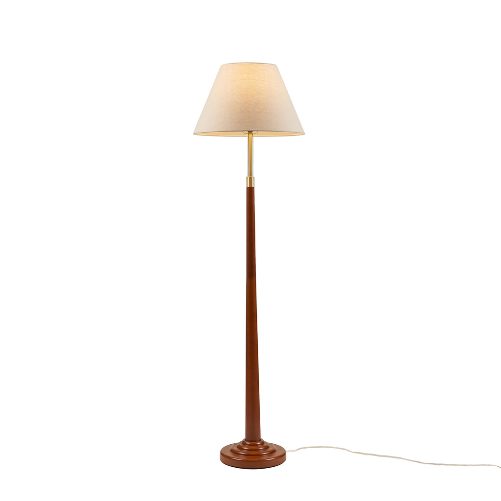 White table lamp — product view