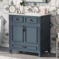Blue bathroom vanity — product view