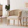 Beige accent chair — product view