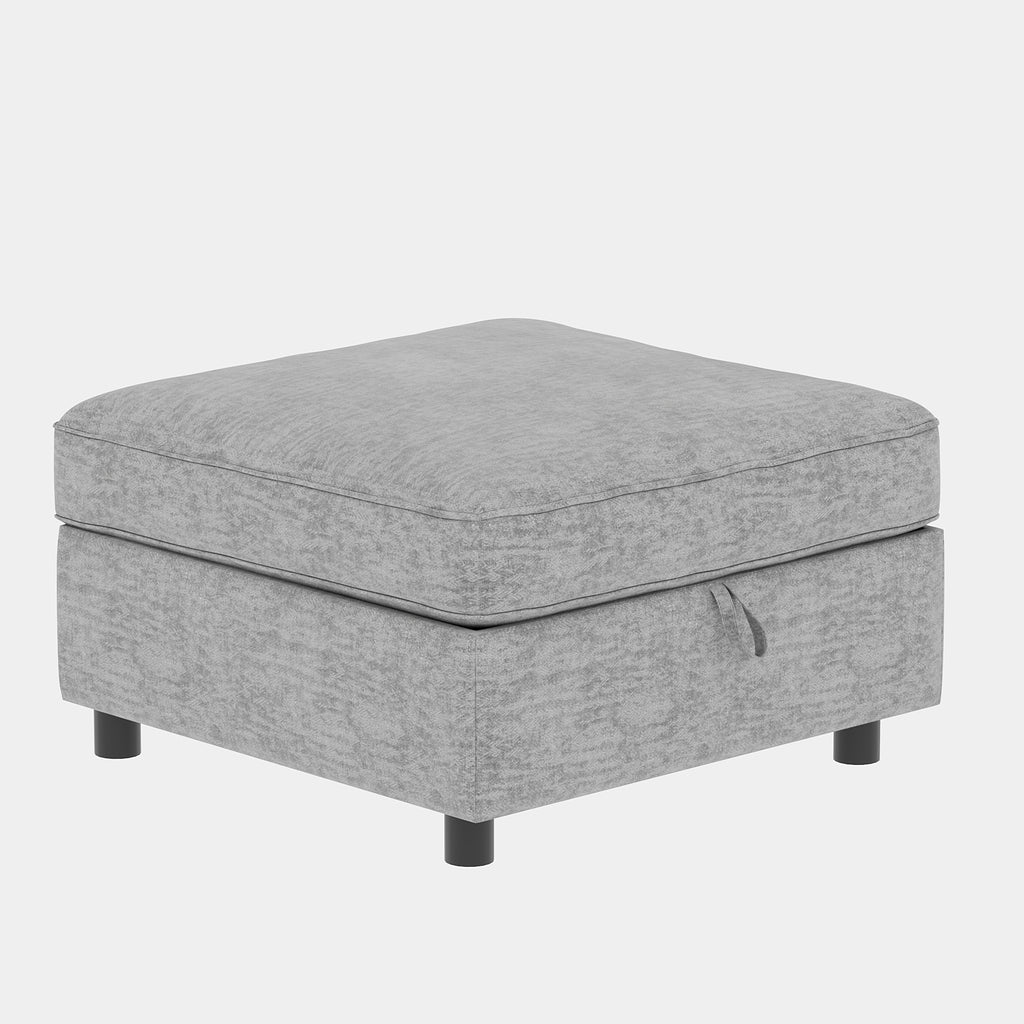 Grey sectional sofa — alternate angle