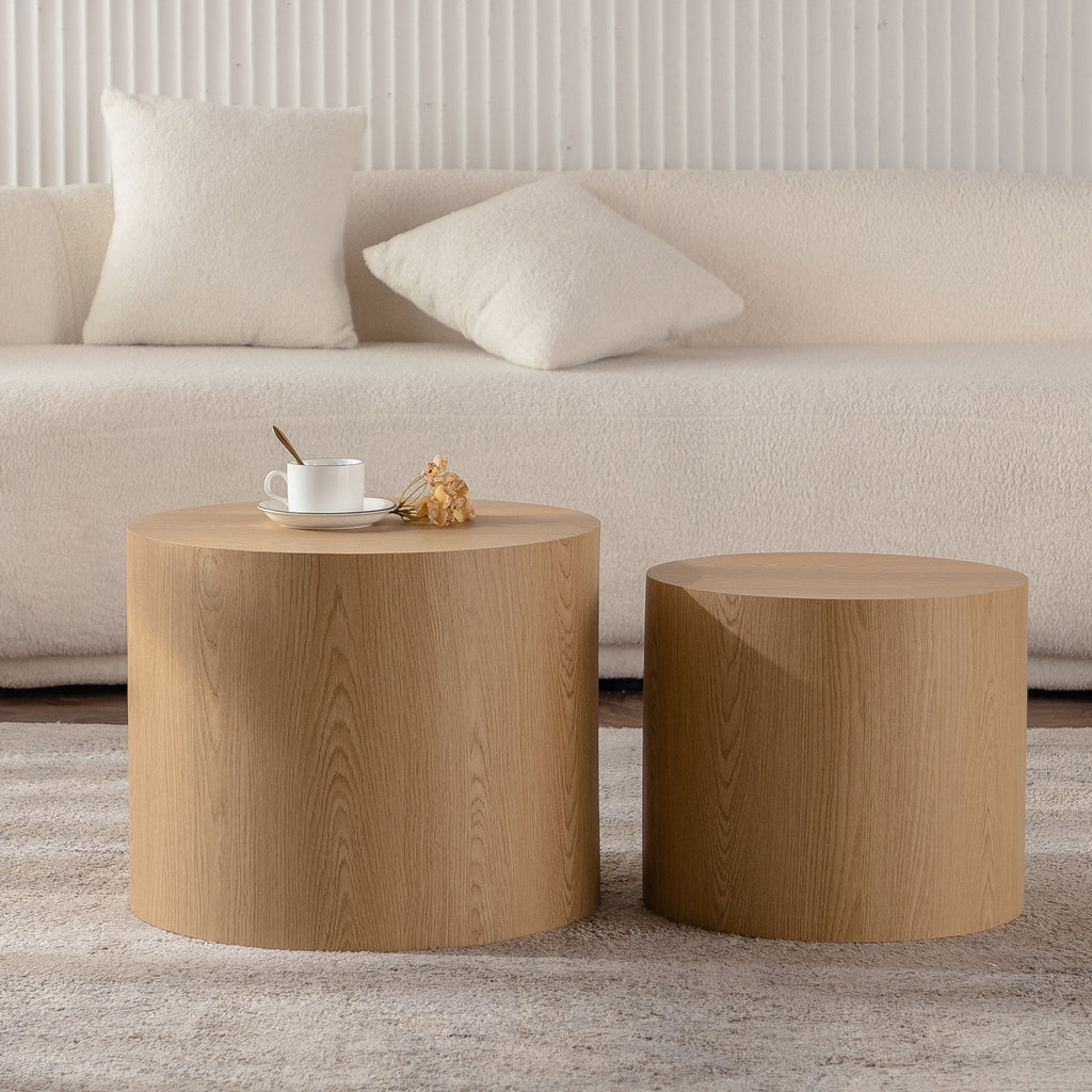Walnut coffee table — detail view
