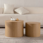 Walnut coffee table — detail view