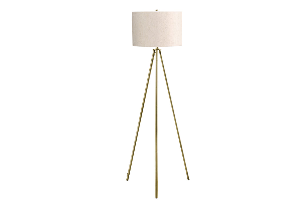 Ivory floor lamp — front view