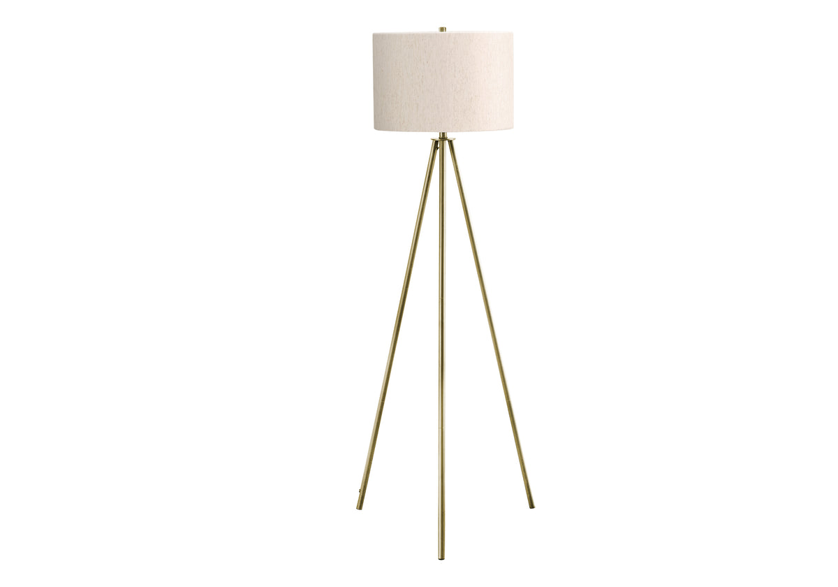 Ivory floor lamp — front view