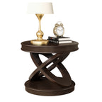 Espresso side table — product view