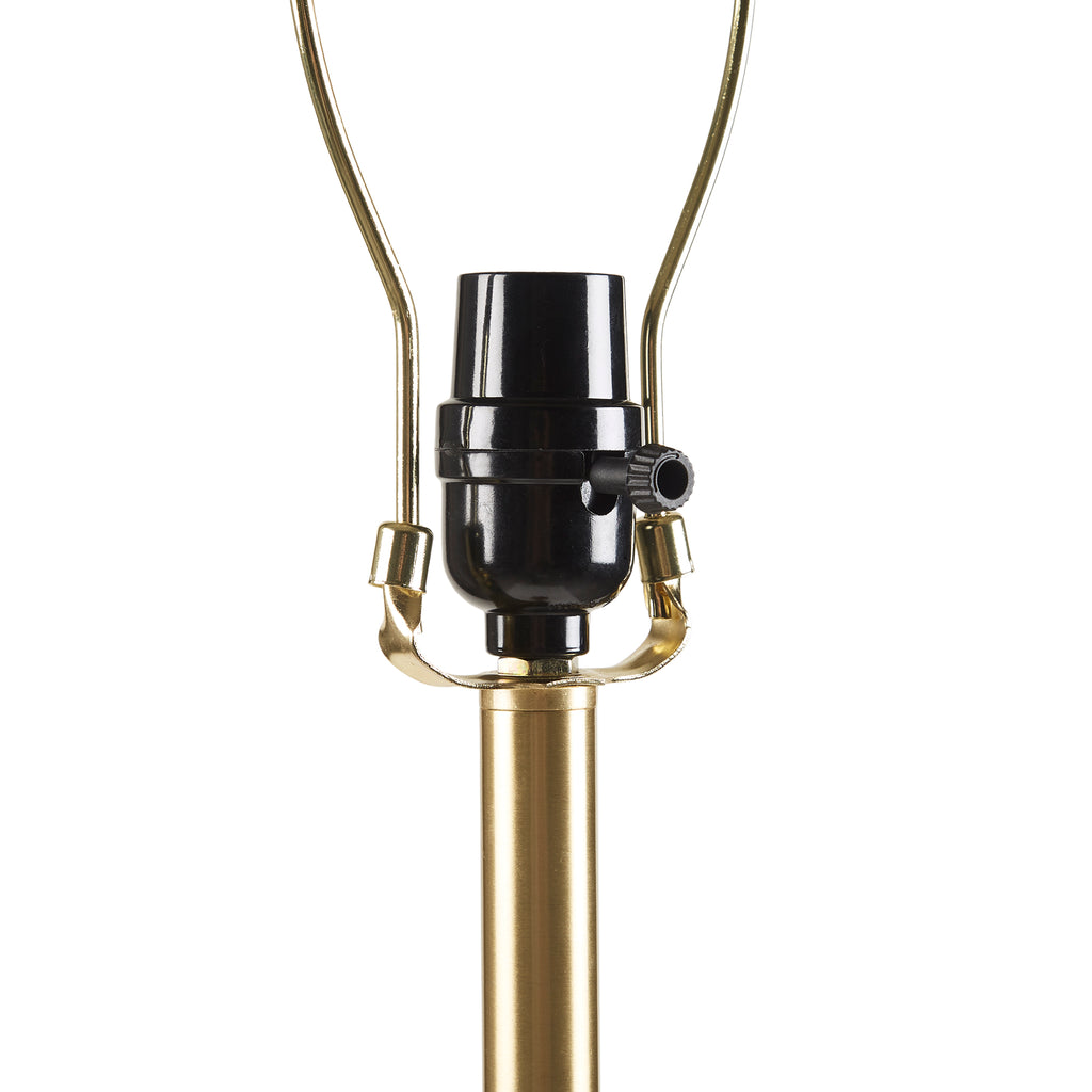 White table lamp — alternate angle