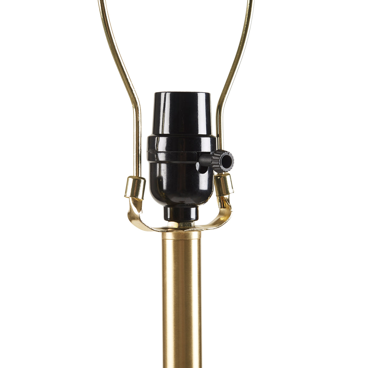 White table lamp — alternate angle