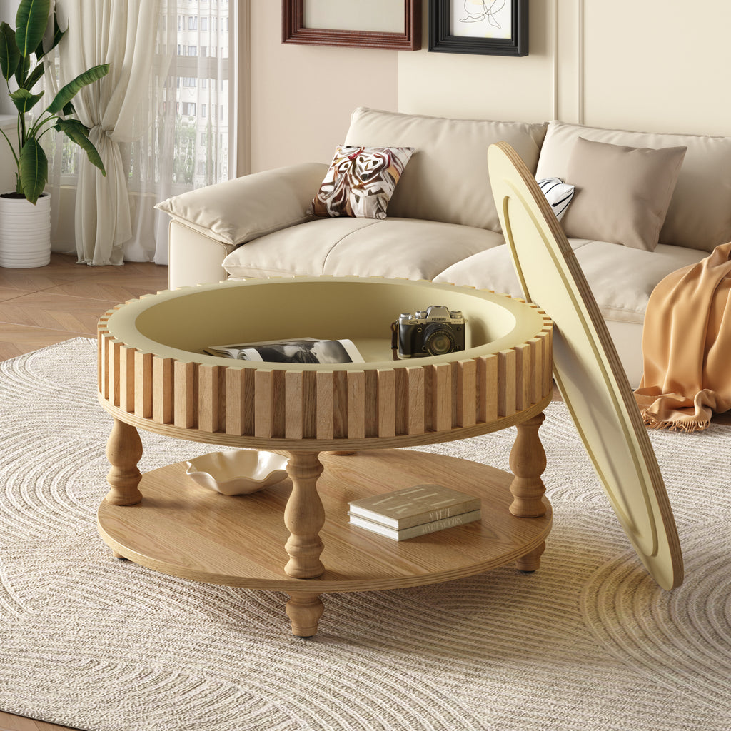 Natural Wood coffee table — product view