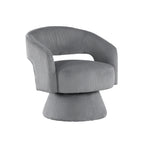 Dark Gray accent chair — detail view