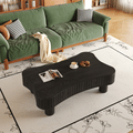 Black coffee table — product view