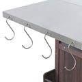 Brown kitchen island — product view