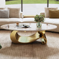 Gold coffee table — product view