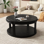 Black coffee table — product view