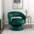 Green accent chair — product view