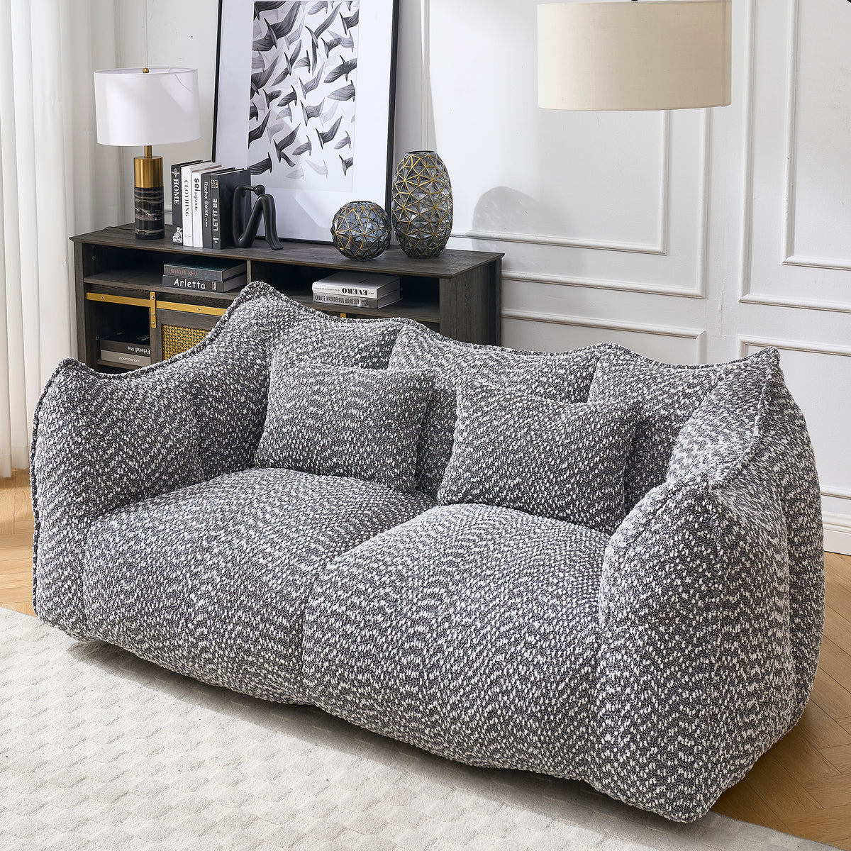 Olive Green accent chair — front view