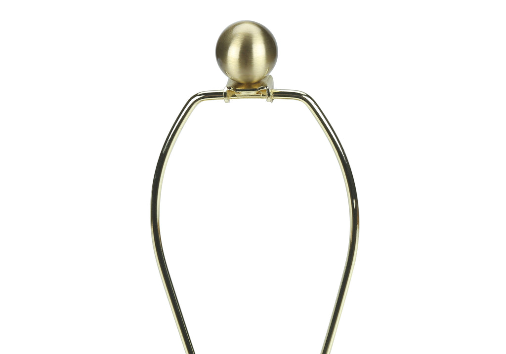 Black table lamp — styled view