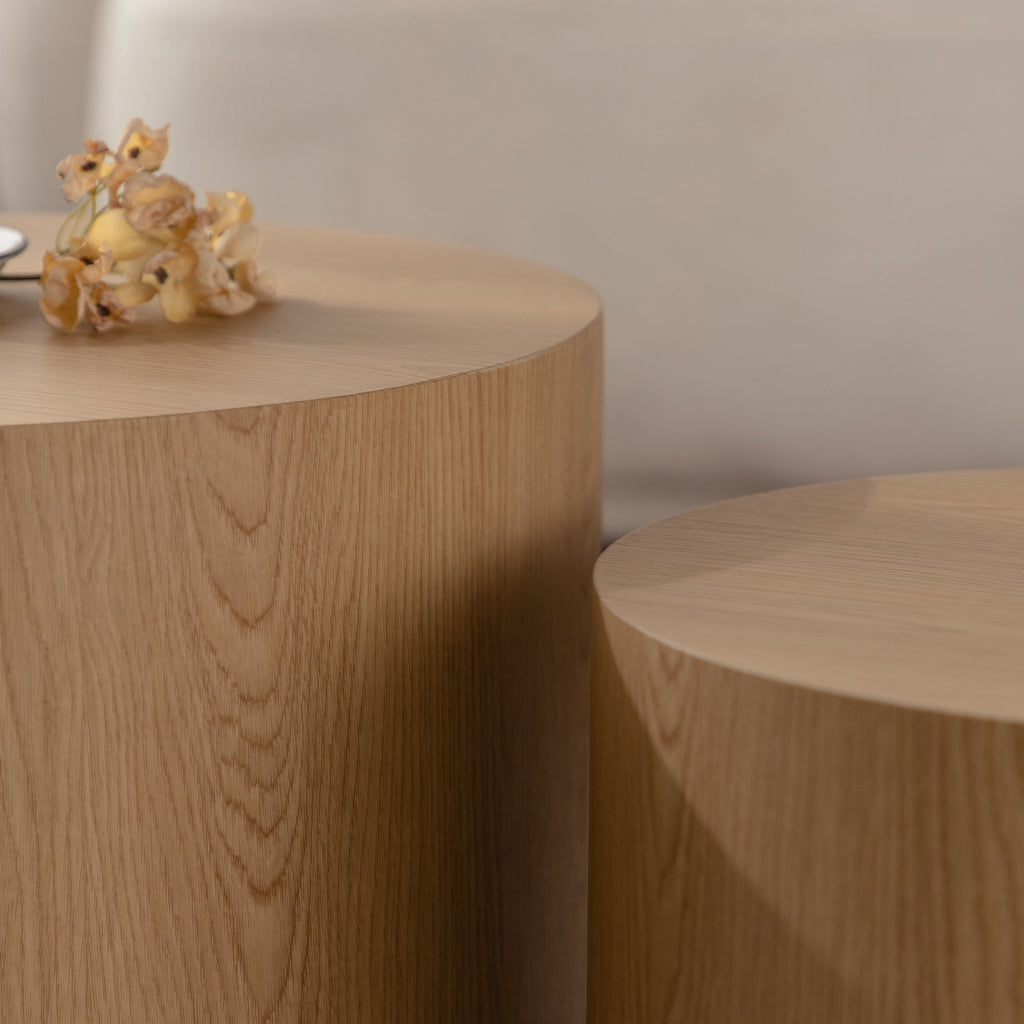 Walnut coffee table — alternate angle