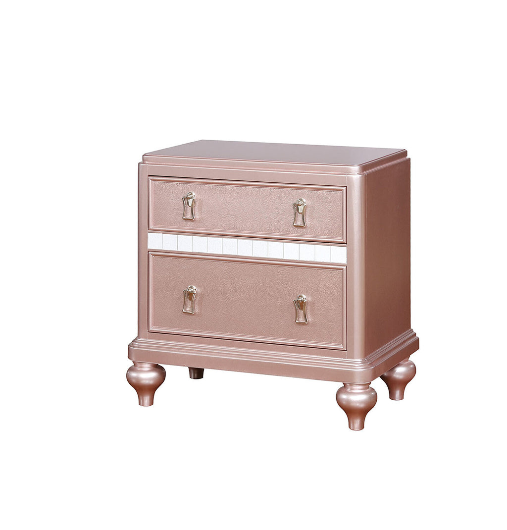 Rose Gold nightstand — alternate angle