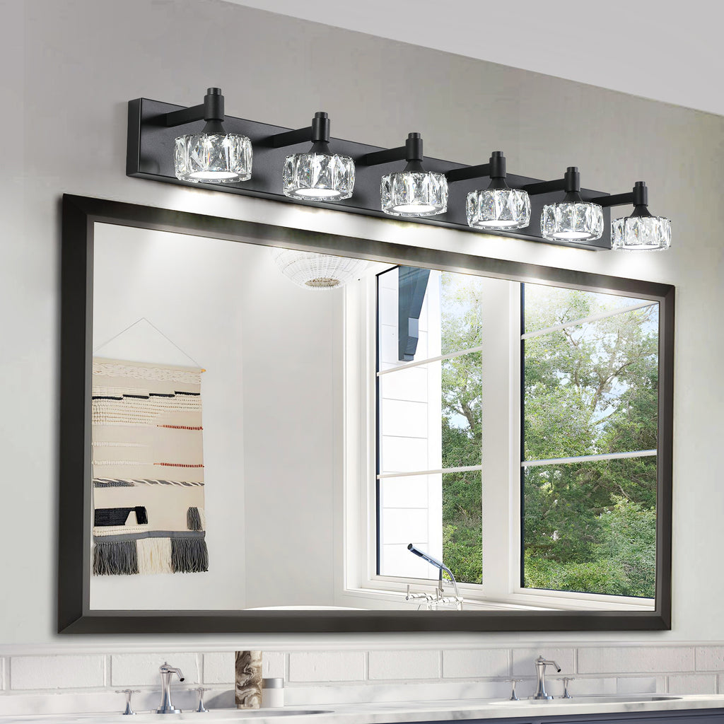 Black wall light — product view
