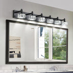 Black wall light — product view