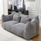 Olive Green accent chair — side view