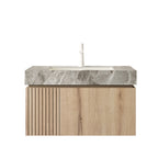 Light Gray bathroom vanity — alternate angle