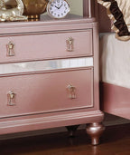 Rose Gold nightstand — side view