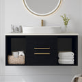 White bathroom vanity — product view