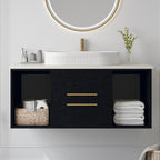 White bathroom vanity — product view