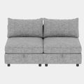 Grey sectional sofa — product view