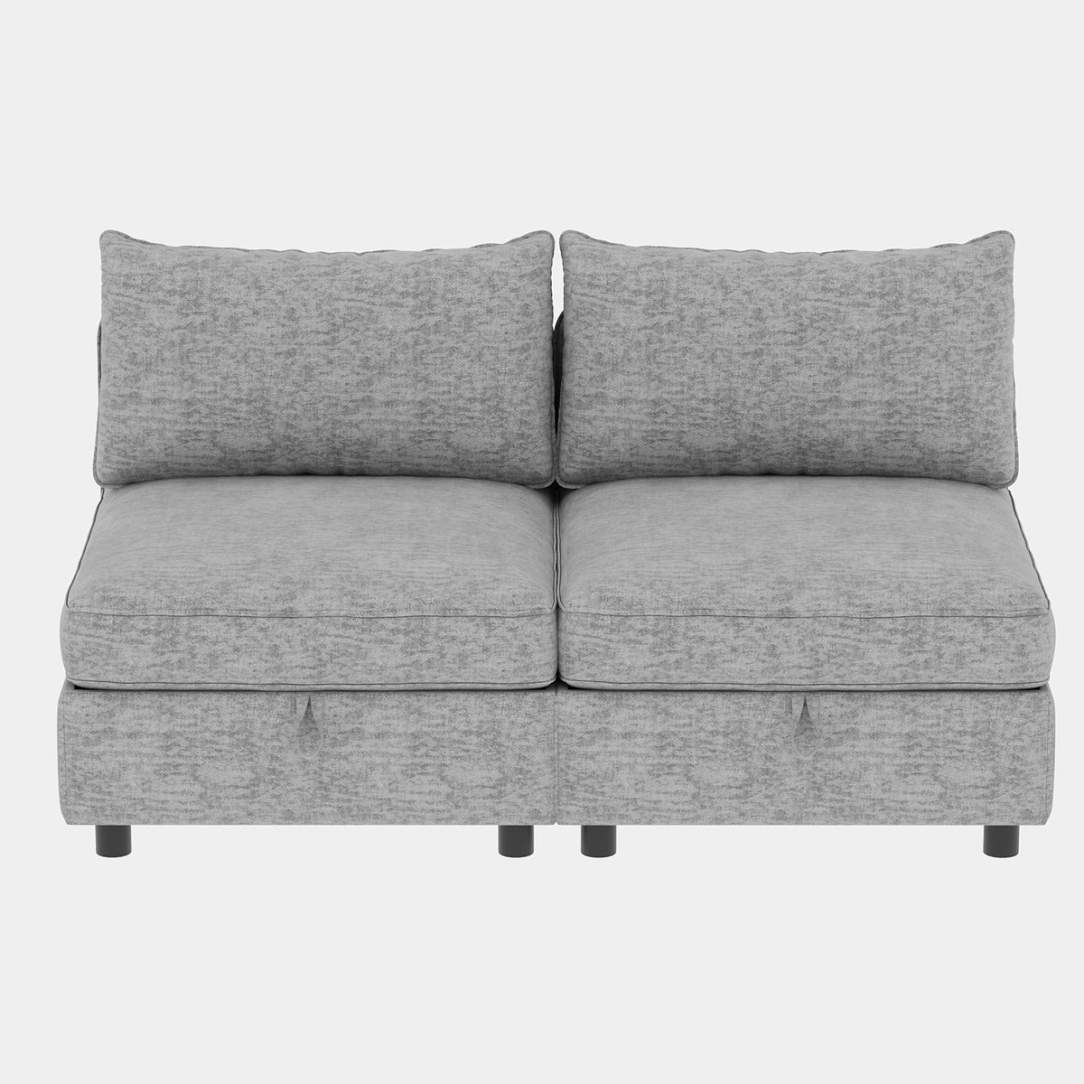 Grey sectional sofa — product view