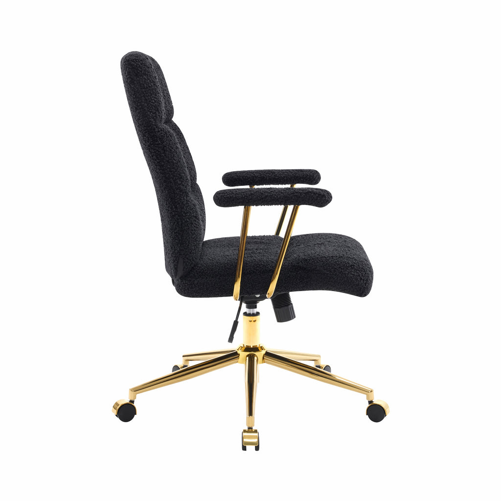 Black office chair — lifestyle view