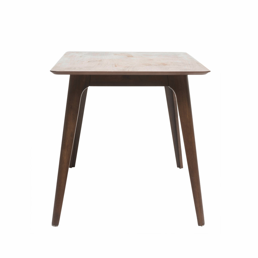 Walnut dining table — in-use view