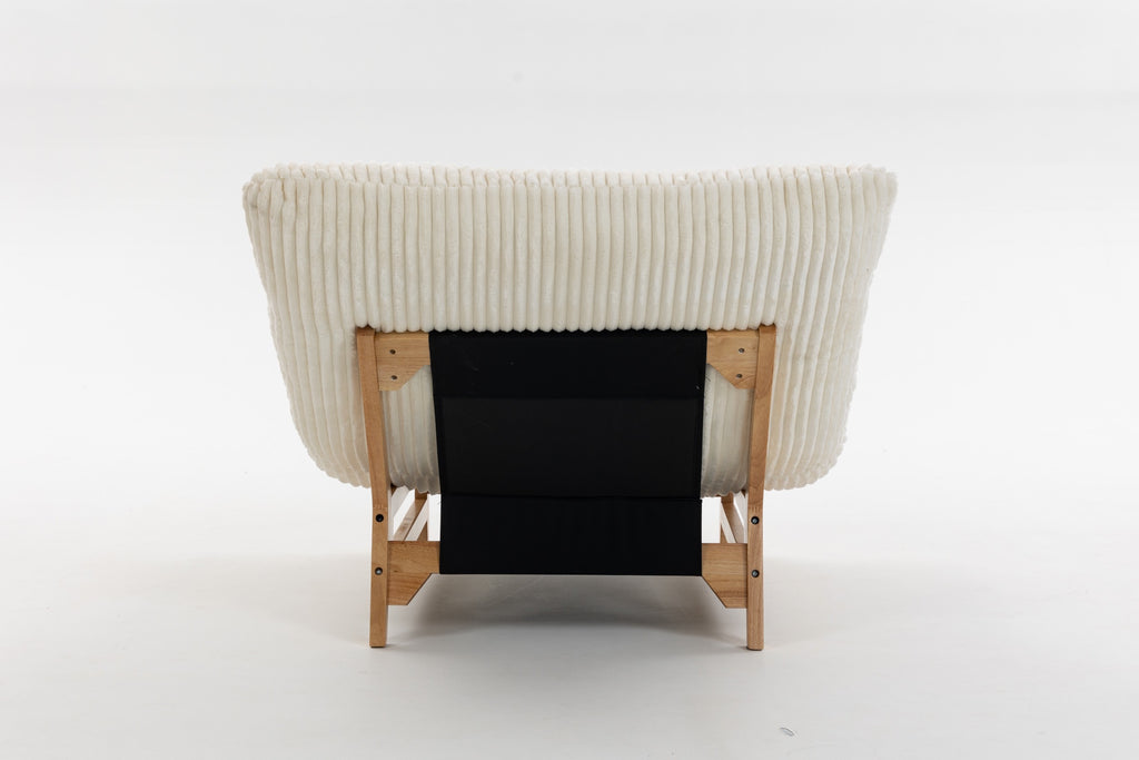 Off White bean bag chair — additional view
